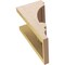 Ekena Millwork 6"W x 6"D x 12"H Wide Diane Rough Cedar Woodgrain TimberThane Corbel, Primed Tan CORUR06X06X12DIARCPR - alternate 4